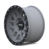 Mayhem 8304 Delta 17x9 / 6x139.7 BP / -12mm Offset / 106mm Hub Matte Gunmetal- Matte Black Lip Wheel - 8304-7983MGT12
