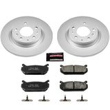 Power Stop 98-02 Mazda 626 Rear Z17 Evolution Geomet Coated Brake Kit - CRK2453