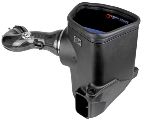 aFe 19-20 GM Trucks 5.3L/6.2L Track Series Carbon Fiber Cold Air Intake System With Pro 5R Filters - 57-10015R