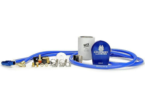 Sinister Diesel 08-10 Ford 6.4L Powerstroke Coolant Filtration System w/ Wix Filter - SD-COOLFIL-6.4-W