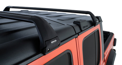 Rhino-Rack 07-22 Jeep Wrangler JK/JL 4 Door Hard Top Vortex SG 2 Bar Roof Rack - Black - SG59