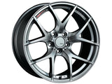 SSR GTV03 18x8.5 5x114.3 40mm Offset Flat Black Wheel 05-07 STI / 11+ tC - T618850+4005GMB