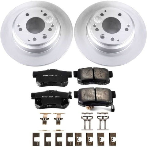 Power Stop 96-98 Acura RL Rear Z17 Evolution Geomet Coated Brake Kit - CRK709