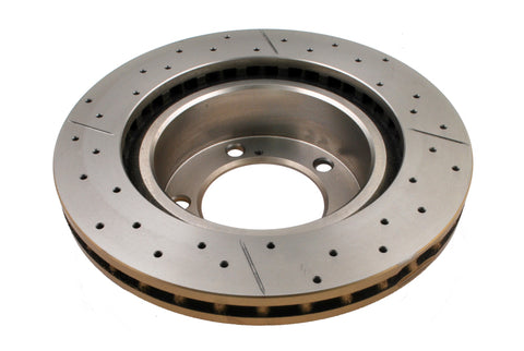 DBA 07+ Toyota Landcruiser 200 Series Front Drilled & Slotted Street Series Rotor - 2722X