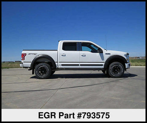 EGR 2018 Ford F-150 Bolt-On Look Fender Flares - Set - Black Matte - 793575