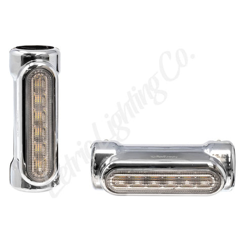 Letric Lighting Engine Guard Lights Chr/Wht - LLC-EGL-C