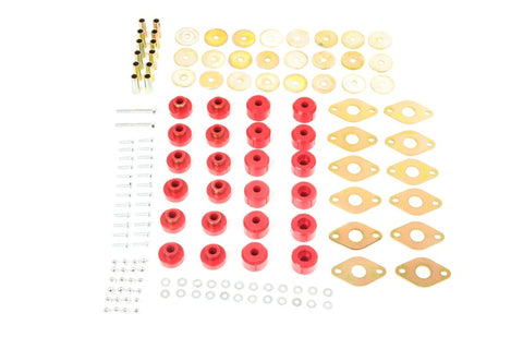 Rugged Ridge Body Mount Kit Poly 12 bushing 07-18 Jeep Wrangler JKU - 1-117