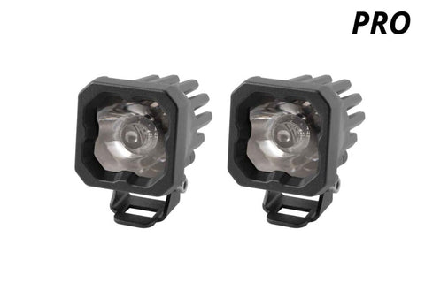 Diode Dynamics Stage Series C1 LED Pod Pro - White Spot Standard ABL (Pair) - DD6465P