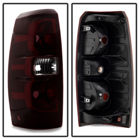 xTune Chevy Avalanche 07-13 OE Style Tail Lights Red Smoked ALT-JH-CAVA07-OE-RSM - 9031854