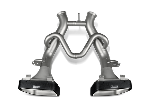 Akrapovic 14-17 McLaren 650S/650S Spyder Slip-On Line (Titanium) w/ Carbon Tips - S-MC/TI/2