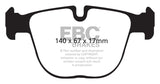 EBC 10+ BMW X5M 4.4 Twin Turbo Redstuff Rear Brake Pads - DP32008C