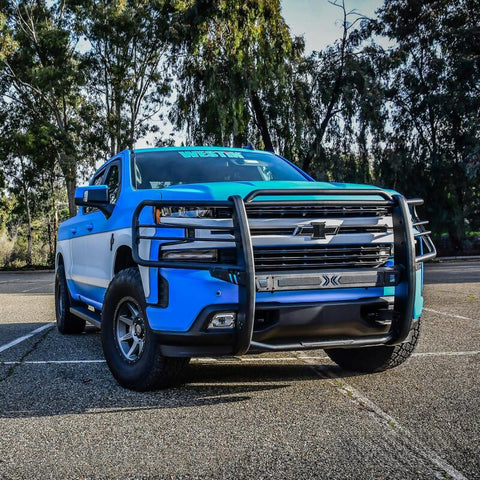 Westin 19-21 Chevy 1500 Sportsman X Grille Guard - Textured Black (Excl. 2019 Silverado LD) - 40-33955