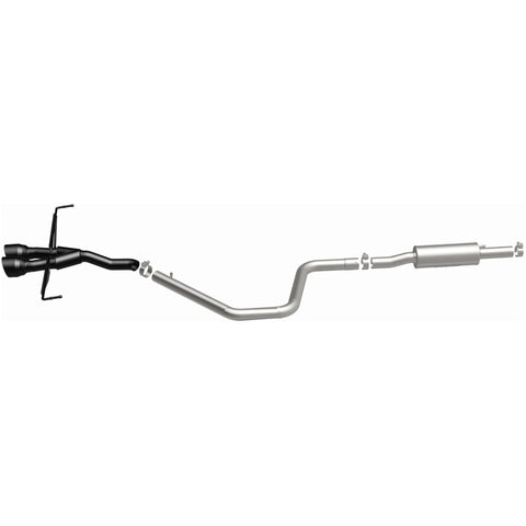 MagnaFlow 2019 Hyundai Veloster 1.6L 2.5in Center Exit Stainless Steel Cat-Back Exhaust w/Blk Tips - 19455