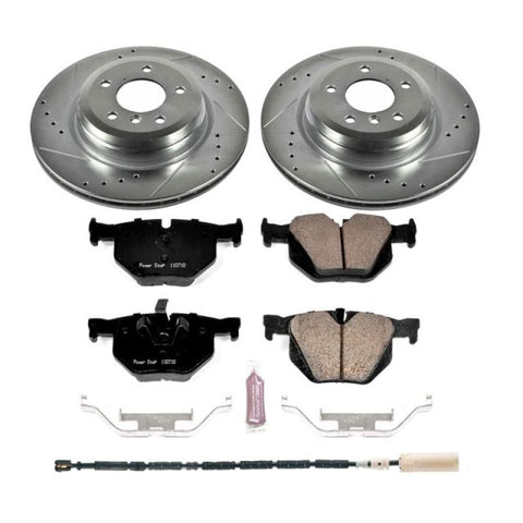 Power Stop 13-15 BMW X1 Rear Z23 Evolution Sport Brake Kit - K7009