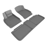 3D MAXpider 22-23 Lucid Air Kagu Floor Mat- Gray R1 R2 - L1LU00001501