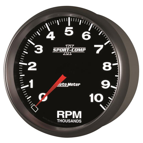 Autometer Sport-Comp II 5 inch 0-10000 RPM In Dash Tachometer - 3698