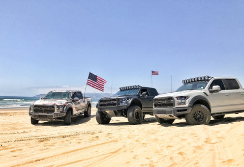 KC HiLiTES 17-18 Ford Raptor 57in. Pro6 Gravity LED 9-Light 180w Combo Beam Overhead Light Bar Sys - 91333