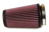 K&N Filter Universal Rubber Filter 3 1/2 inch Flange 4 5/8 inch Base 3 1/2 inch Top 7 inch Height - RU-3130