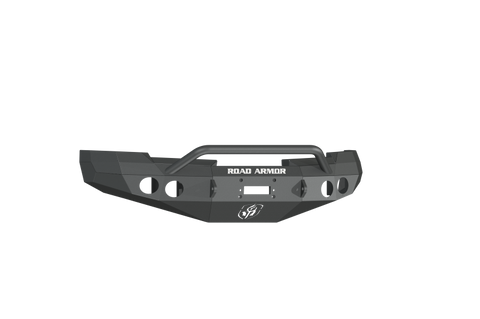 Road Armor 08-13 Chevy 1500 Stealth Front Winch Bumper w/Pre-Runner Guard - Tex Blk - 37704B