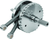 S&S Cycle 2007+ BT B-Style 4-3/8in Stroke Flywheel Assembly w/ Sprocket Shaft - Performance Pistons - 320-0356