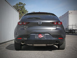 aFe 19-22 Mazda 3 L4 2.5L Takeda 3in to 2-1/2in 304 SS Axle-Back Exhaust w/ Blue Flame Tip - 49-37023-L