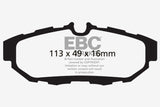 EBC 10-14 Ford Mustang 3.7 Ultimax2 Rear Brake Pads - UD1465