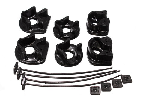 Energy Suspension 90-93 Acura Integra Black Motor Mount Inserts (2 Torque Mount Positions) - 16.1109G
