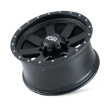 ION Type 134 17x8.5 / 6x139.7 BP / -6mm Offset / 106mm Hub Matte Gunmetal/Black Beadlock Wheel - 134-7883MG6