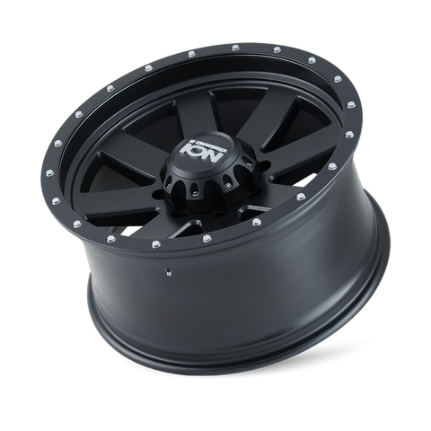 ION Type 134 17x8.5 / 5x127 BP / 6mm Offset / 83.82mm Hub Matte Black/Black Beadlock Wheel - 134-7873MB