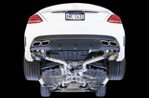 AWE Tuning Mercedes-Benz W205 AMG C63/S Sedan SwitchPath Exhaust System - for Non-DPE Cars - 3025-31034