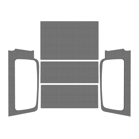 DEI 04-06 Jeep Wrangler LJ Unliminted Headliner Complete Kit - Gray - 50603