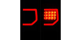 Raxiom 07-13 Toyota Tundra Axial Series Dual C-Shape LED Tail Lights- Black Housing- Smoked Lens - TU9917