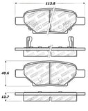StopTech Street Touring Brake Pads - 308.10330