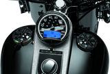 Kuryakyn Alley Cat Fuel & Battery Gauge Gloss Black - 7383