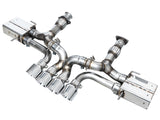 AWE Tuning 23-25 Chevrolet C8 Corvette Z06 5.5L SwitchPath Exhaust System - Chrome Silver Tips - 3025-42906
