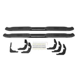 Westin 2007-2017 Jeep Wrangler 2dr PRO TRAXX 4 Oval Nerf Step Bars - Black Wrinkle - 21-23315