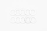 DeatschWerks -4 AN Aluminum Crush Washer (Pack of 10) - 6-02-0301