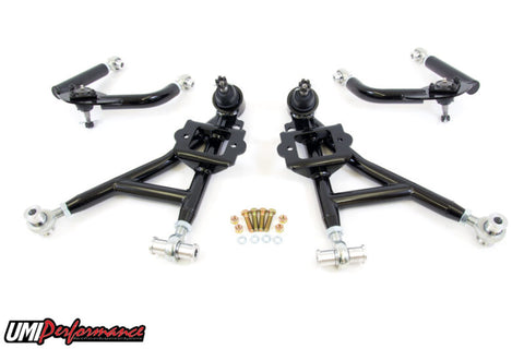 UMI Performance 93-02 GM F-Body Front A-Arm Kit Adjustable Drag - 230010-B