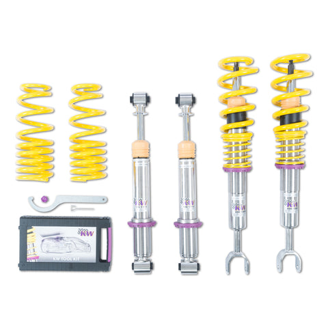 KW Coilover Kit V1 Audi A4 S4 (8D/B5 B5S) Sedan + Avant; Quattro incl. S4; all engines - 10210032