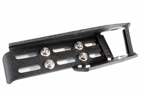 Fishbone Offroad 2007+ Jeep Wrangler/Gladiator Steel - Black Foot Peg Set - FB21268