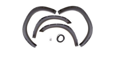 Lund 09-17 Dodge Ram 1500 RX-Rivet Style Textured Elite Series Fender Flares - Black (4 Pc.) - RX204T