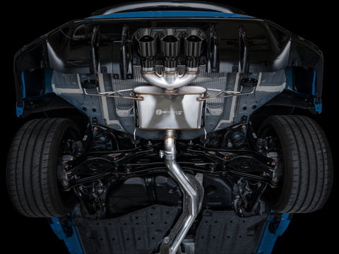 AWE Tuning 2023 Honda Civic Type R FL5 Touring Edition Exhaust w/ Triple Diamond Black Tips - 3015-53287