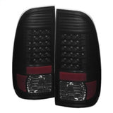 xTune Ford F250/350/450/550 Super Duty 99-07 LED Tail Lights Black Smoke ALT-JH-FF15097-LED-BKSM - 9027642