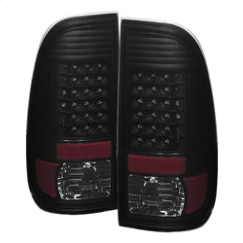 xTune Ford F250/350/450/550 Super Duty 99-07 LED Tail Lights Black Smoke ALT-JH-FF15097-LED-BKSM - 9027642