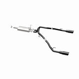 Magnaflow 09-15 Dodge Ram 1500 V8 Dual Spilt Rear Exit Black Stainless C/B Perf Exhaust - 15363