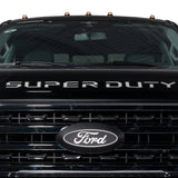 Putco 2023 Ford Super Duty Hood Lettering Ford Lettering Emblems (Stainless Steel) - 55562FD