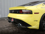 aFe Nissan Z 23-23 V6-3.0L Takeda 2-1/2in 304 SS Axle-Back Exhaust System w/ Black Tips - 49-36137-B