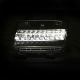 ANZO 18-19 Jeep Wrangler JL LED Chrome Clear w/ Sequential Signal - 511082
