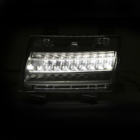 ANZO 18-19 Jeep Wrangler JL LED Chrome Clear w/ Sequential Signal - 511082