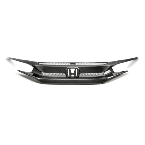 Seibon 16-18 Honda Civic OEM-Style Carbon Fiber Front Grill - FG16HDCV4D